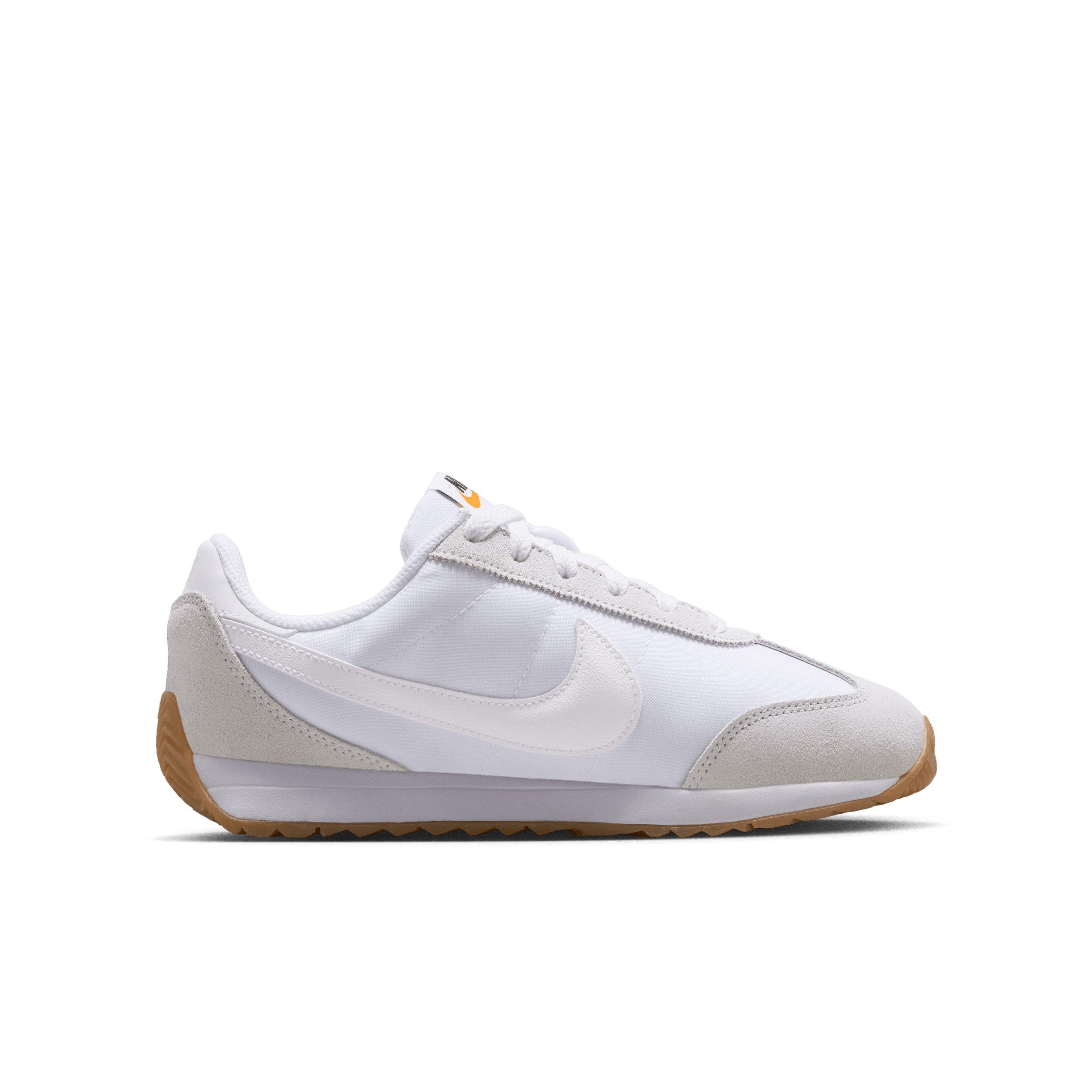 Nike Pacific "White/Platinum Tint/Safety Orange/White" Grade School Boys' Shoe - WHITE/PLATINUM/ORANGE/WHITE